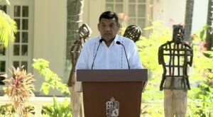 Javier May ofrece su mensaje por el segundo aniversario de su gobierno en la Quinta Grijalva