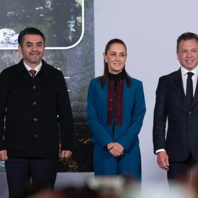 Claudia Sheinbaum durante la conferencia matutina del 28 de octubre de 2026 en Palacio Nacional.