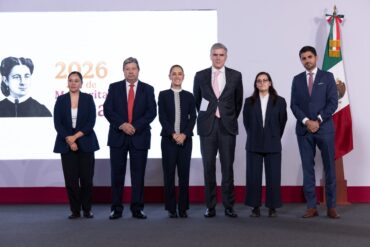 Claudia Sheinbaum durante el anuncio de 20 nuevos parques industriales del Plan México.