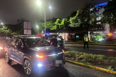 Operativo alcoholímetro de la Guardia Estatal de Caminos en Villahermosa, Tabasco