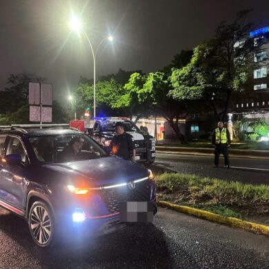 Operativo alcoholímetro de la Guardia Estatal de Caminos en Villahermosa, Tabasco