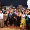 Yolanda Osuna Huerta y Mario Humberto Ruz Sosa durante la develación de la placa por los 210 años del Panteón Central de Villahermosa.