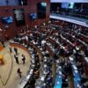 Vista panorámica del Senado de la República durante una sesión legislativa, ante posibles licencias de senadores que buscan alcaldías en 2027.