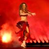 Shakira durante su presentación en Madrid como parte de Las Mujeres Ya No Lloran World Tour